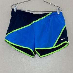 Nike Dry fit woman’s running shorts with inner underwear attached size Medium